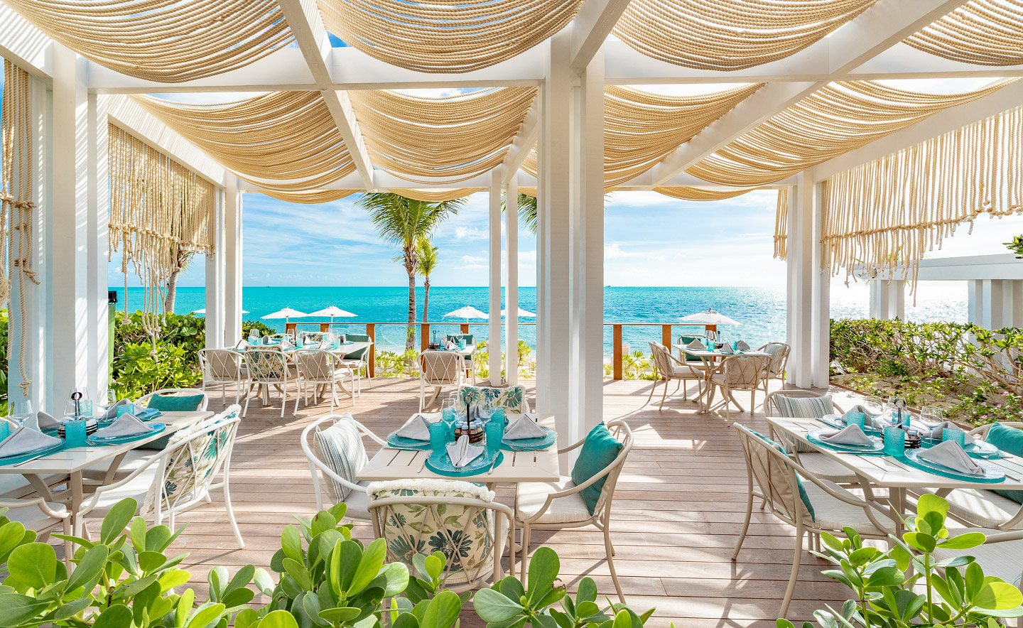 Sea Grapes villa interior with ocean view