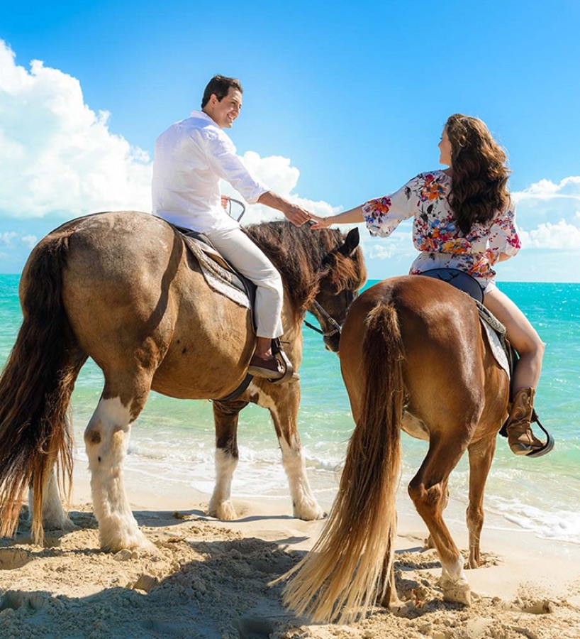 Portrait photography on the beach