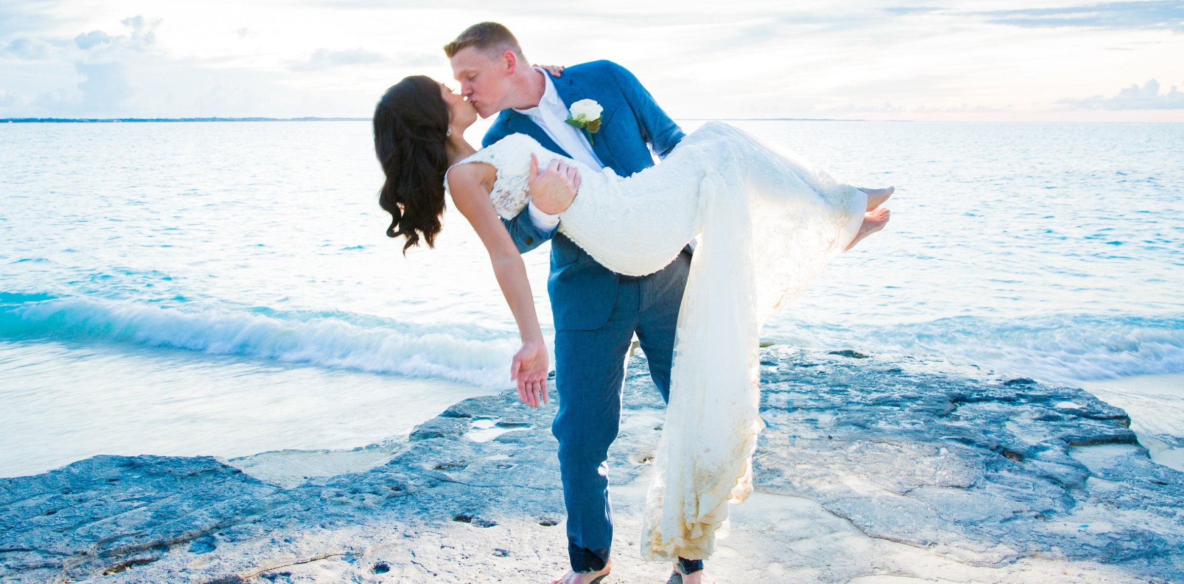 Wedding celebration in Turks and Caicos